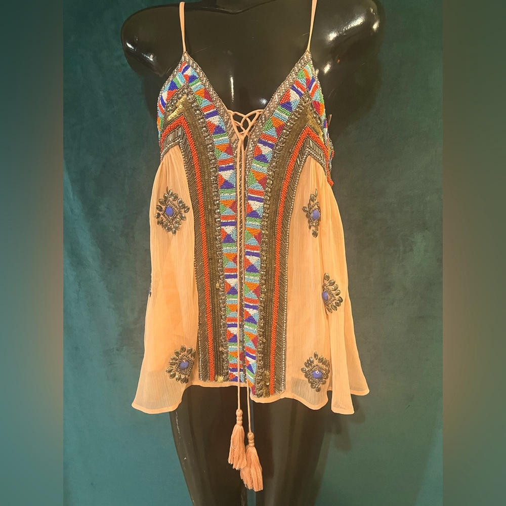 NWT Beaded Boston Proper Top Size Small